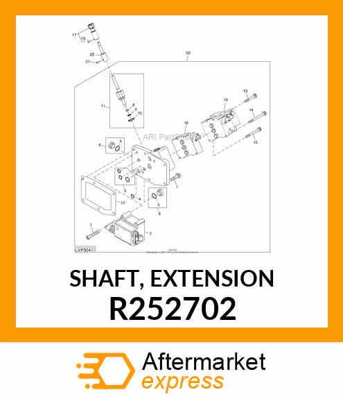 SHAFT, EXTENSION R252702