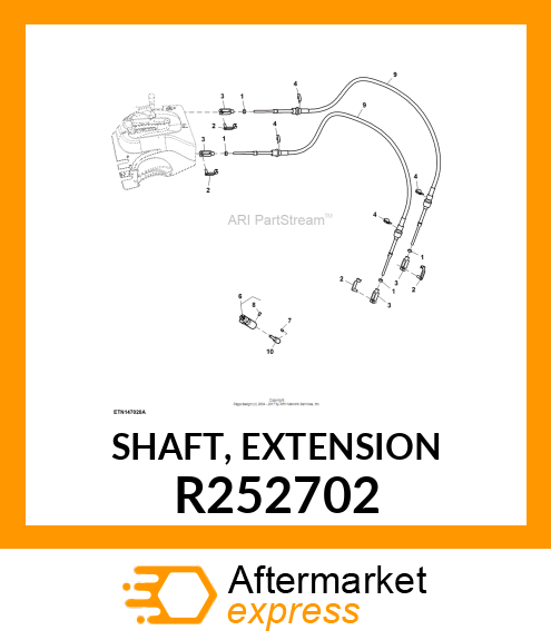 SHAFT, EXTENSION R252702