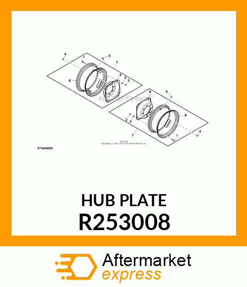 TIRE AND RIM ASSEMBLY, DISK, WHEEL, R253008