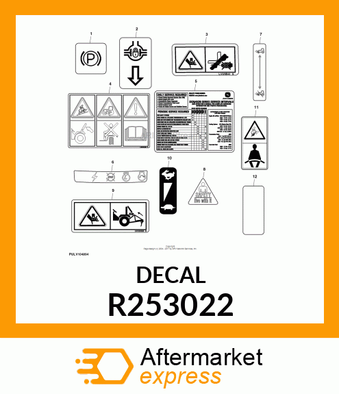 LABEL, MFWD 5025 R253022