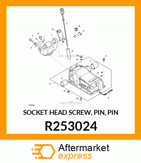 SOCKET HEAD SCREW, PIN, PIN R253024