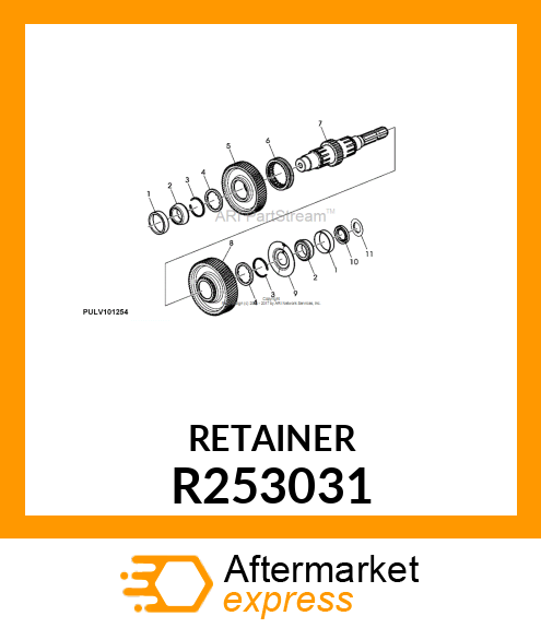 SEALING WASHER, PADDY FIELD, PTO OU R253031