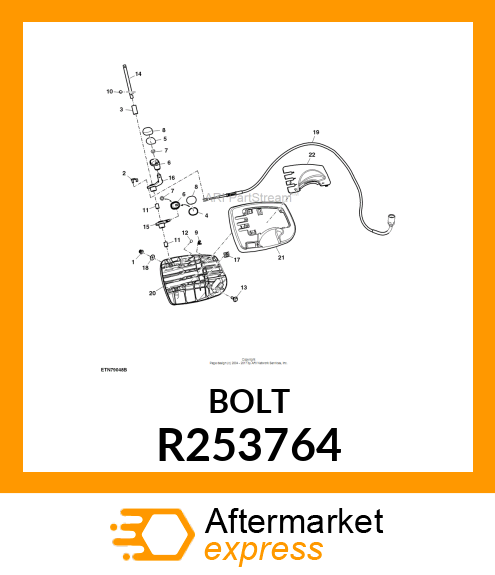 SCREW, SHOULDER, M8 X 25 R253764