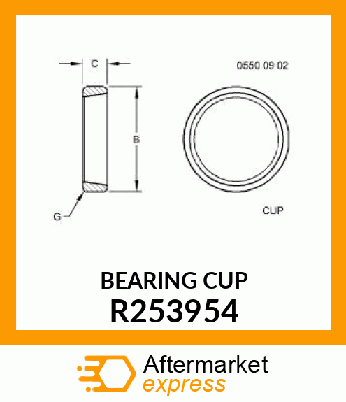 BEARING CUP R253954