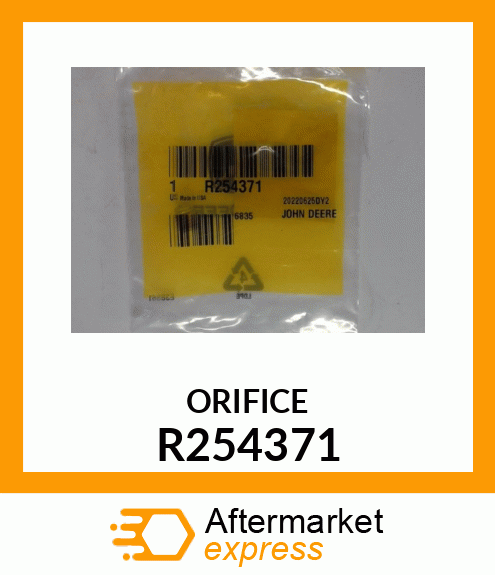 ORIFICE, LUBE PLUG W/ORIFICE R254371