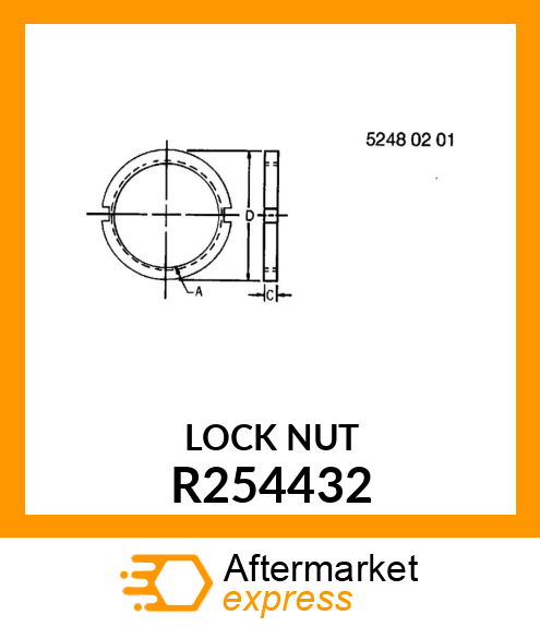 LOCK NUT R254432