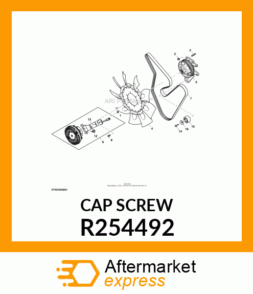 CAP SCREW, EXTERNAL TORX R254492