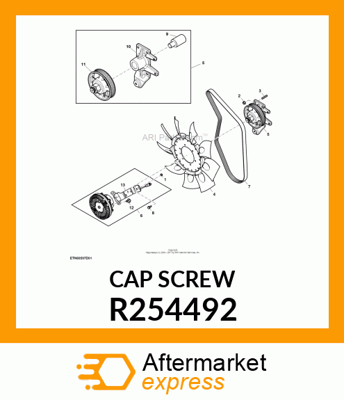 CAP SCREW, EXTERNAL TORX R254492