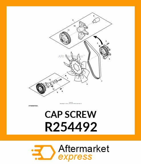 CAP SCREW, EXTERNAL TORX R254492