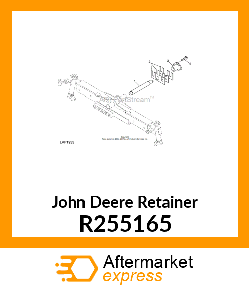 RETAINER, CENTER PIN R255165