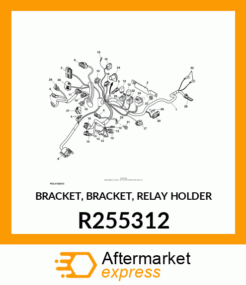 BRACKET, BRACKET, RELAY HOLDER R255312