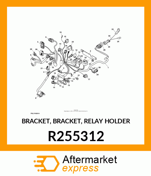 BRACKET, BRACKET, RELAY HOLDER R255312