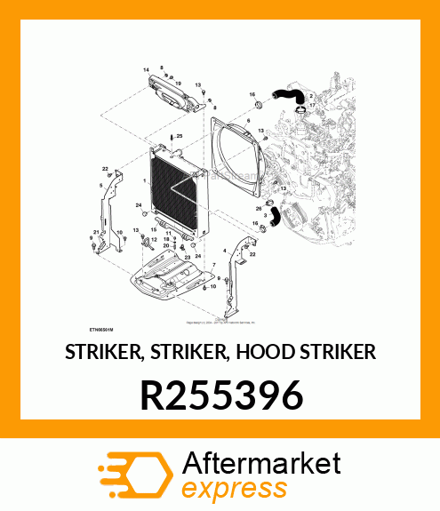 STRIKER, STRIKER, HOOD STRIKER R255396