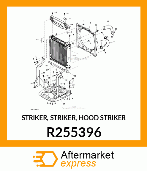 STRIKER, STRIKER, HOOD STRIKER R255396