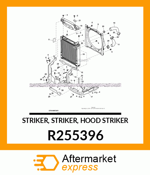 STRIKER, STRIKER, HOOD STRIKER R255396