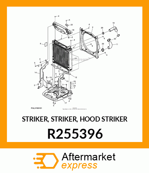 STRIKER, STRIKER, HOOD STRIKER R255396