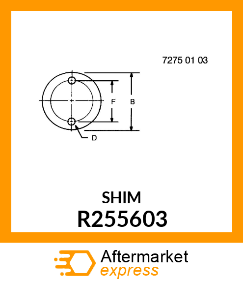 SHIM, 0.4 MM TRACTION CLUTCH R255603