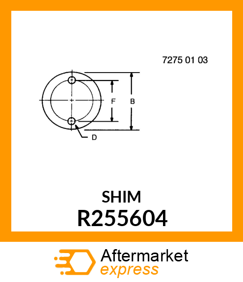 SHIM, 0.8 MM TRACTION CLUTCH R255604