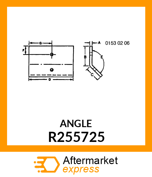 ANGLE, BRACE, RIGHT HAND STEP R255725