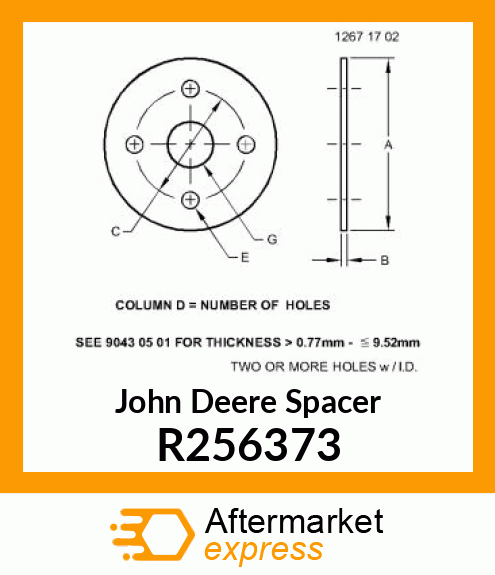 SPACER R256373