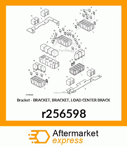 BRACKET, BRACKET, LOAD CENTER BRACK r256598