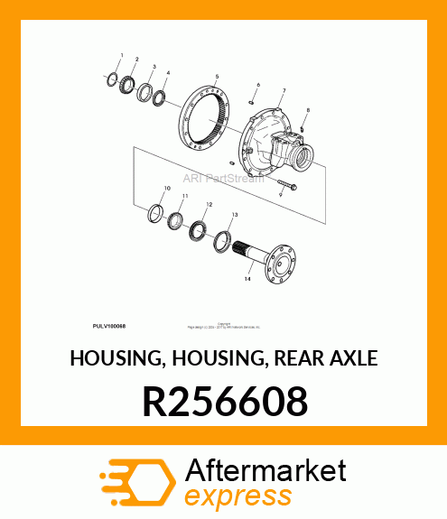 HOUSING, HOUSING, REAR AXLE R256608