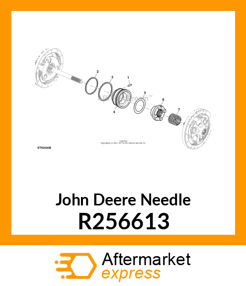 NEEDLE, BEARING R256613