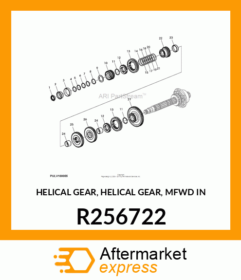 HELICAL GEAR, HELICAL GEAR, MFWD IN R256722