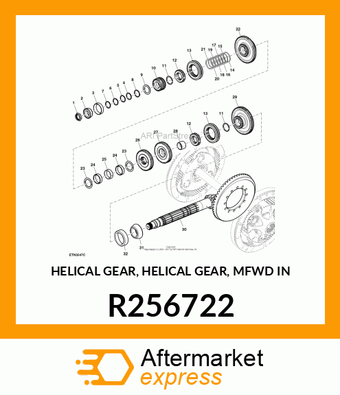 HELICAL GEAR, HELICAL GEAR, MFWD IN R256722