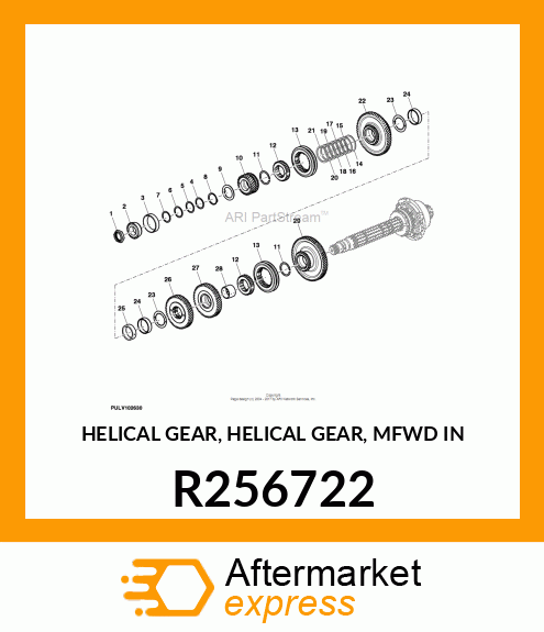 HELICAL GEAR, HELICAL GEAR, MFWD IN R256722