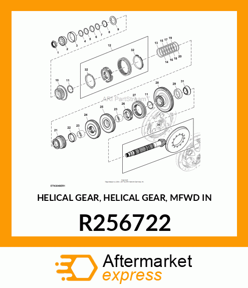 HELICAL GEAR, HELICAL GEAR, MFWD IN R256722