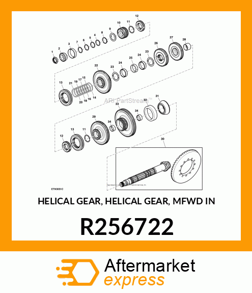 HELICAL GEAR, HELICAL GEAR, MFWD IN R256722