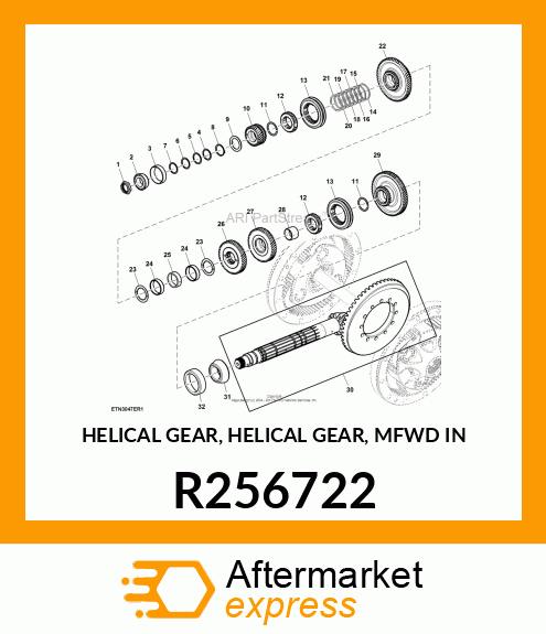 HELICAL GEAR, HELICAL GEAR, MFWD IN R256722