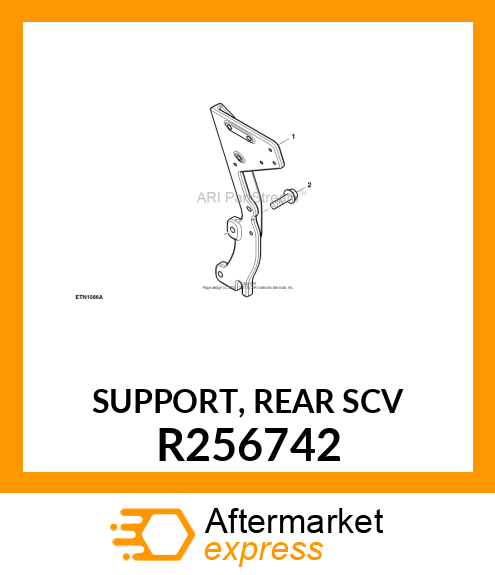 SUPPORT, REAR SCV R256742