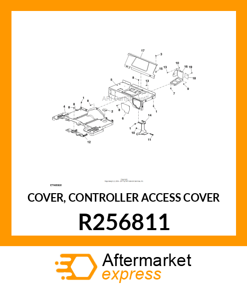 COVER, CONTROLLER ACCESS COVER R256811