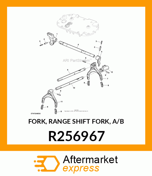 FORK, RANGE SHIFT FORK, A/B R256967