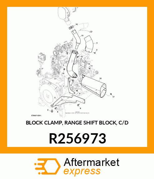 BLOCK CLAMP, RANGE SHIFT BLOCK, C/D R256973