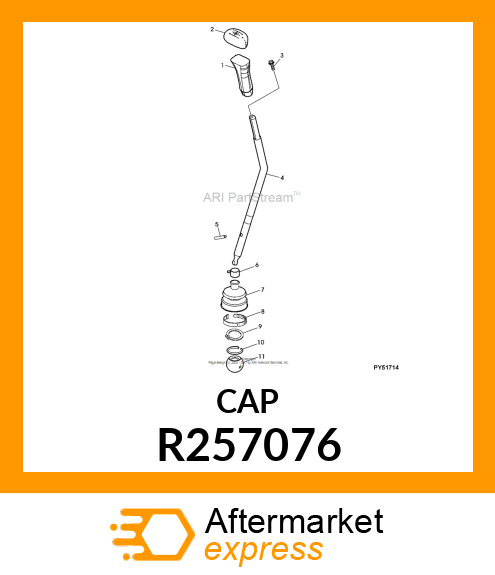 KNOB, KIT FOR GEARSHIFT KNOB AND IN R257076