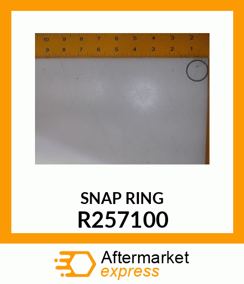 SNAP RING, RING, COLLAR LOCK R257100