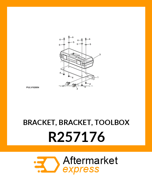 BRACKET, BRACKET, TOOLBOX R257176