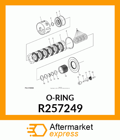 SEAL, PISTON ID R257249