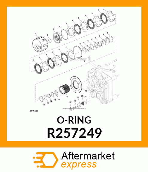 SEAL, PISTON ID R257249