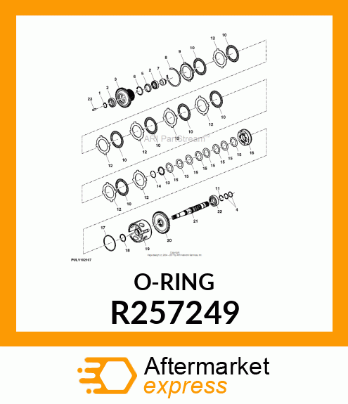 SEAL, PISTON ID R257249