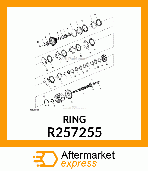 SNAP RING, SNAP RING, EXTERNAL R257255