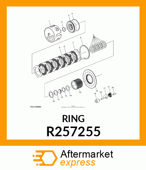 SNAP RING, SNAP RING, EXTERNAL R257255