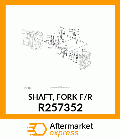 SHAFT, FORK F/R R257352