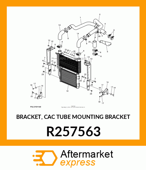 BRACKET, CAC TUBE MOUNTING BRACKET R257563