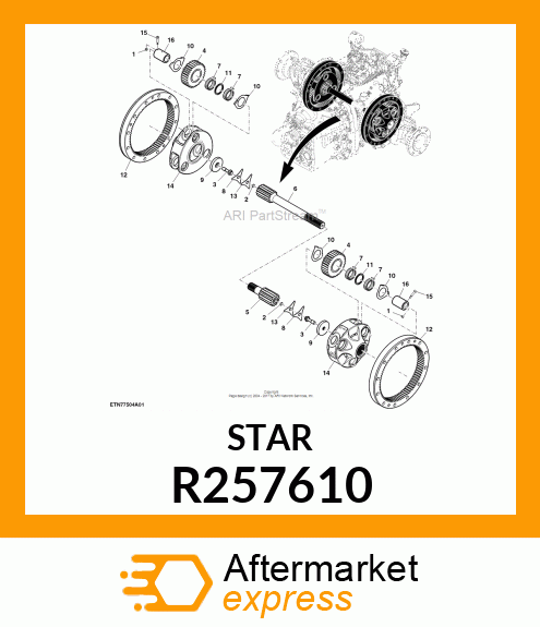 LOCK PLATE R257610