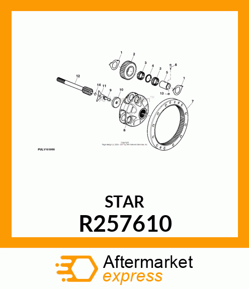 LOCK PLATE R257610