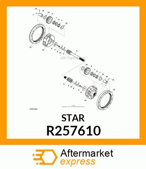 LOCK PLATE R257610